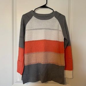 Color block sweater